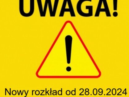 Rozkład rozkład jazdy w wersji offline ważny od 28 IX2024